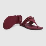 Gucci Women’s thong sandal with Horsebit - Image 3